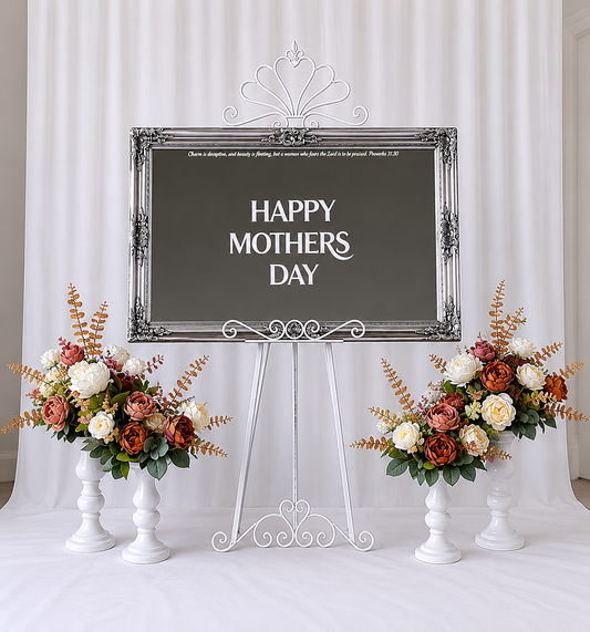 Custom Mirror Signage (Hire)